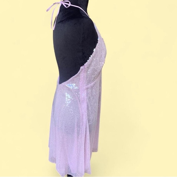 Oh Polly Lilac Sequin Dress - Picture 2 of 9